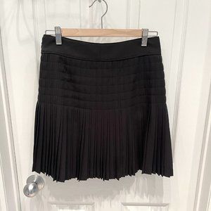 J.Crew Pleated Short Skirt Size 0 Black